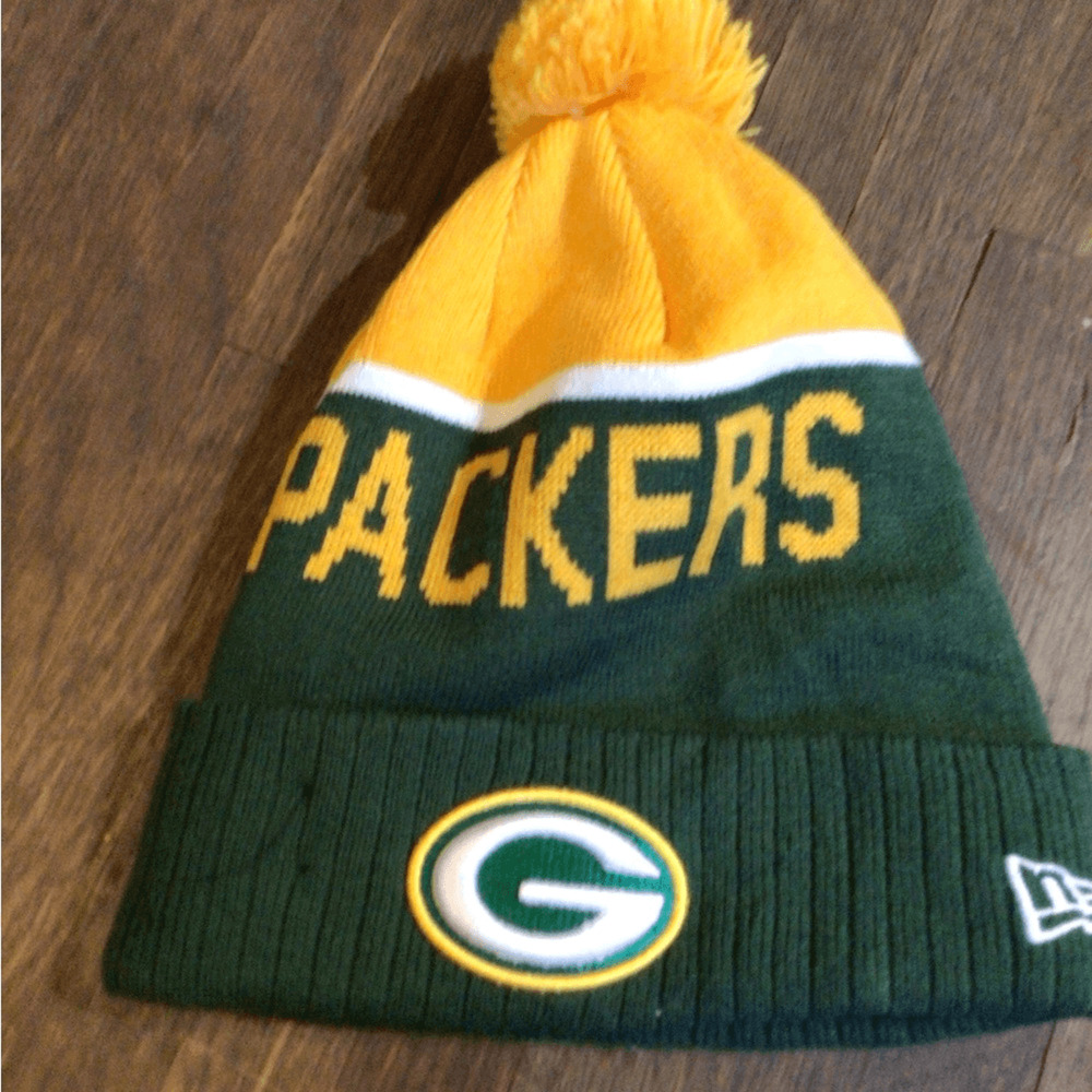 Green Bay Packers Beanie - Green and Yellow